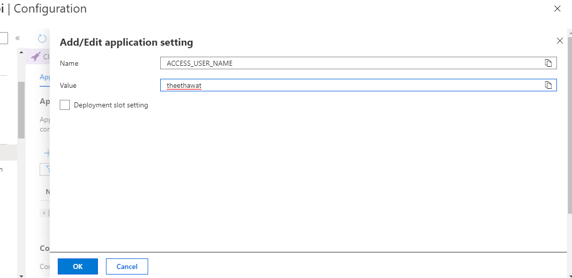 Environment Variables Configuration